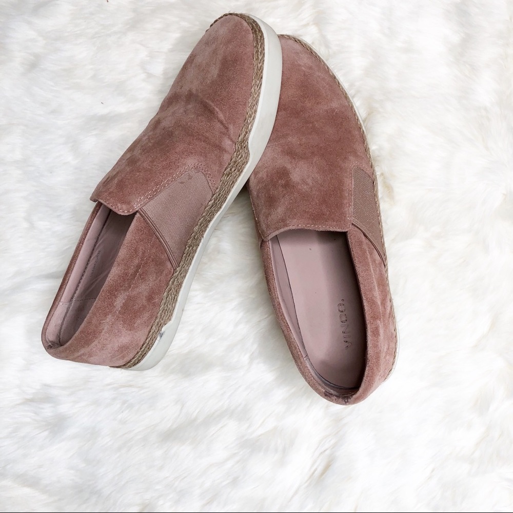 Vince Blush Pink Slip On Sneakers